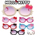 thumbnail image 2 of Hello Kitty-gafas de sol Kawaii para niños, lentes de sol con dibujos animados, espejo, a la moda, 2 of 4
