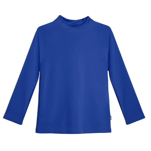 Girls Recycled Nylon UPF 50 Long Sleeve Rashguard | Lake