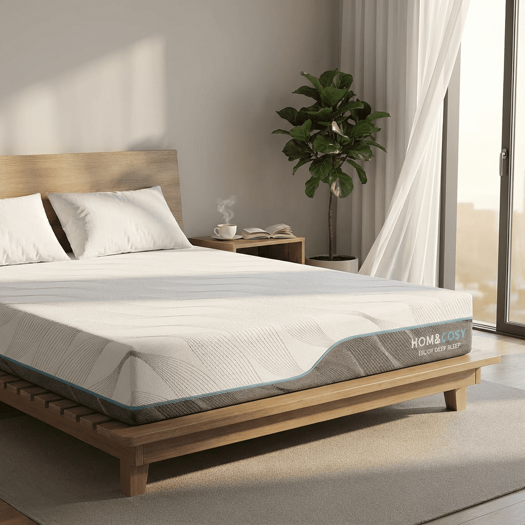Extra Firm Flippable Mattress Queen Size, 10 Inch Medium - Extra Firm Dual Sided Gel Memory Foam Mattress for Back Pain Relief, CertiPUR-US