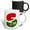 Multicolor, variant on 3drose, Cute Red and Green Christmas Monogram Initial S, 15oz Mug