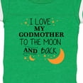 thumbnail image 4 of Inktastic I Love My Godmother to the Moon and Back Boys or Girls Baby Bodysuit, 4 of 5