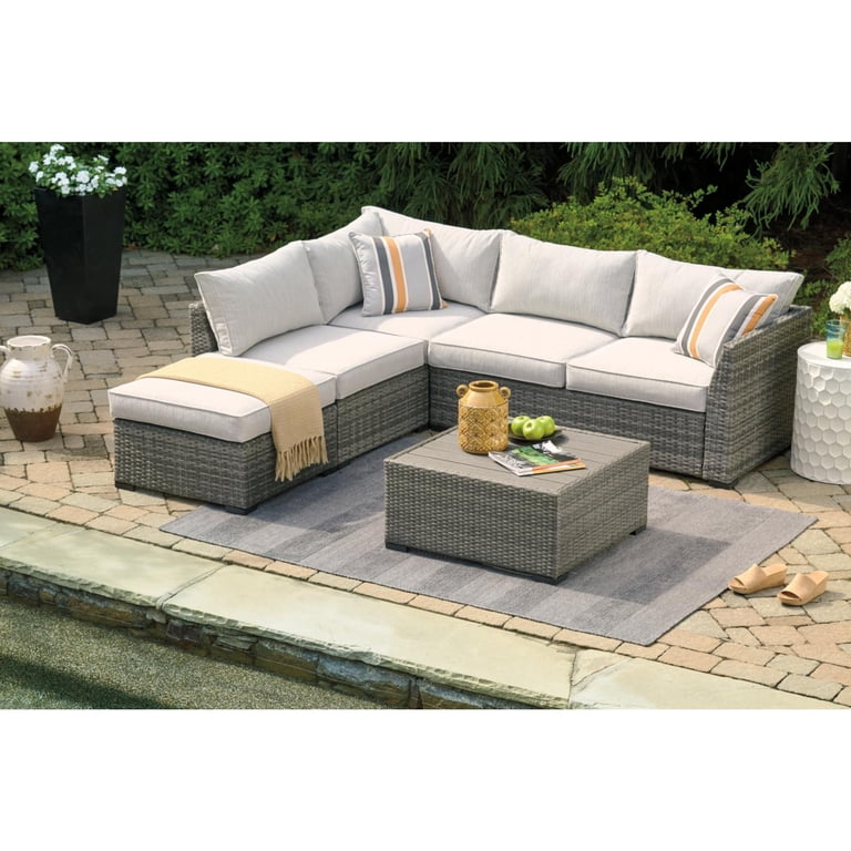 Ashley Cherry Point 4-Piece Outdoor Patio Furniture Sofa Sectional