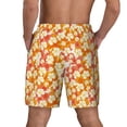 thumbnail image 4 of Goofa Orchids Flowers Printed Men's Swim Trunks Board Shorts Quick Dry Mens Swimming Trunks with Compression Liner,Breathable Fit Hawaii Beach Shorts-XX-Large, 4 of 9