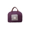 thumbnail image 2 of Wosthever Bolsa de viaje de tela Oxford de gran capacidad, bolsos de mano resistentes al desgaste, bolsas de almacenamiento con cremallera a la Almacenamiento y organización del hogar Púrpura, 2 of 6
