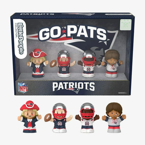 Fisher Price - Little People Collector: x NFL New England Patriots 4-Pack, Special Edition