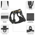 thumbnail image 6 of Lsque Dogs Dog Harness, No-Pull Pet Harness with 2 Leash Clips, Adjustable Soft Padded Dog Vest with Easy Control Handle for Large Dogs-Medium, 6 of 9