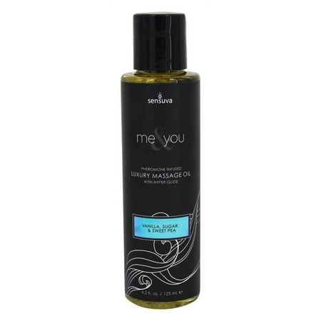Me and You Massage Oil - Vanilla Sugar and Sweet Pea - 4.2 Oz.