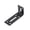 Black-small, variant on Reinforced Right Angles Corner Brace Cabinet Mounting Brackets Heavy Duty L Shelf Bracket Steel Corner Brackets