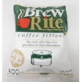 thumbnail image 1 of Brew Rite Disc Style 3" 3 1/2" Coffee Filters 300 Count For Percolator & Drip Coffeemakers, 1 of 1