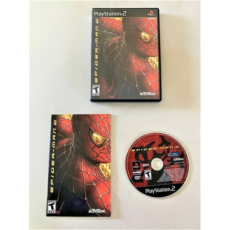 Spider-Man 2 - Complete in Box - Black Label - Tested - PS2 Playstation 2
