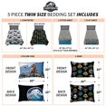 thumbnail image 5 of Jurassic World Ensemble de Draps Jumeaux pour Enfants - Drap de Lit Multicolore 4 Pcs avec Couette Réversible, 5 of 5