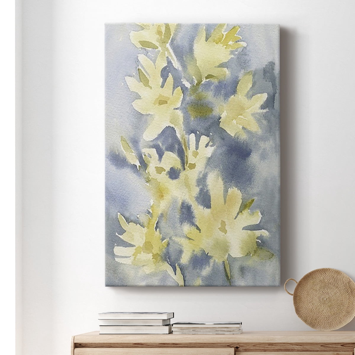 Forsythia Blooms I Premium Gallery Wrapped Canvas - Ready to Hang