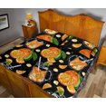 thumbnail image 4 of Juego de Cama Colcha Orange Ice Orance Juice Pattern, 4 of 5