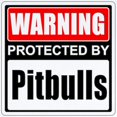thumbnail image 2 of CafePress - Warning Pitbulls Body Suit - Baby Light Bodysuit, Size Newborn - 24 Months, 2 of 4