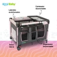 thumbnail image 3 of Corralito para bebé con toldo mosquitero, cuna, cambiador y caja musical Kool Baby  PP-02, 3 of 7