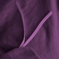 thumbnail image 5 of DNG Creations 1 Piece Double Ruffle Duvet Cover With Zipper Closure ( Solid Plum ) All-Season 100% Egyptian Cotton, 800 Thread Count ( Oversized King - Size ), 5 of 6