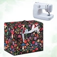 thumbnail image 4 of HELLHERO Sewing Machine Sleeve Covers Tote Handle and Pocket Simple Easy to Replacement, Mushroom and Floral, 4 of 8