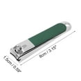 thumbnail image 4 of Unique Bargains 1 Set Fashion Nail Clipper Kit for Women for Men Green, 4 of 7