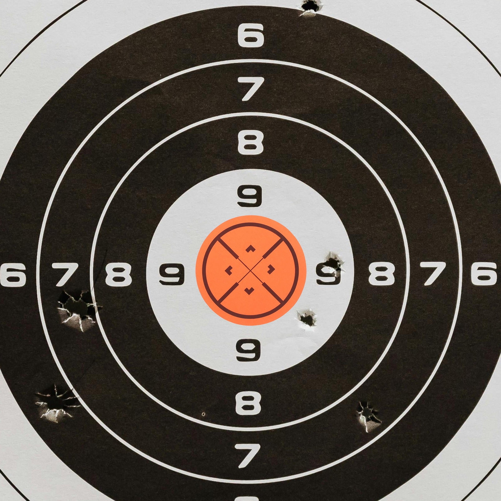 OUNONA 1 Roll Adhesive Targets Stickers for Archers in Outdoor Training Settings