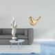 thumbnail image 2 of Escultura de plumas, figura decorativa, estatua de pájaro, adorno de resina, forma de animal adorable, textura suave, adecuada para decoración del, 2 of 8