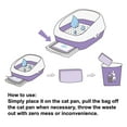 thumbnail image 6 of Petfamily Cat Litter Box Pads-Generic Refill for Tidy Cats Breeze Litter System, Lavender Scent, 16.9" x 11.4"-40 Count, 6 of 7