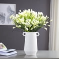 thumbnail image 4 of Morttic 20 Bundles Artificial Calla Lily Flower Plants Outdoor UV Resistant Decoration (White), 4 of 7