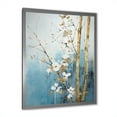 thumbnail image 5 of Designart "Blue And Gold Bamboo In Minimalism" Bamboo Picture Framed Wall Art Living Room, 5 of 5