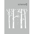 thumbnail image 2 of Scheme C, 96"h - Nature Tree Scene with Baby Birds and Nest Wall Decal, 2 of 3