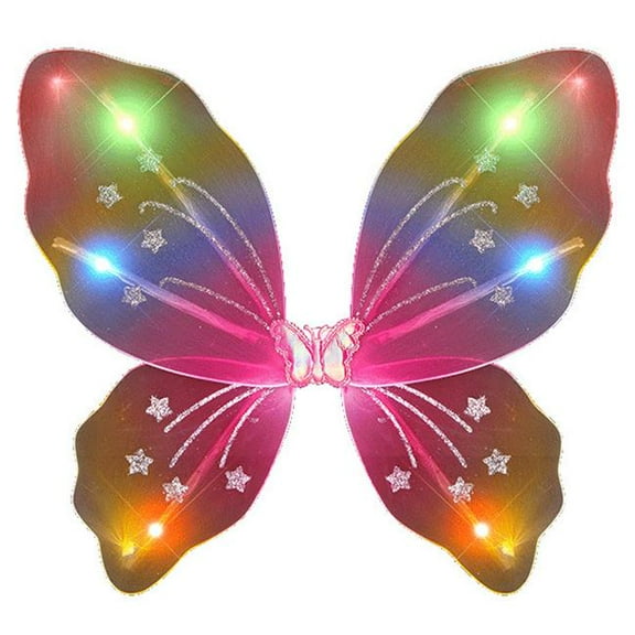 Light Up Rainbow Fairy Butterfly Wings