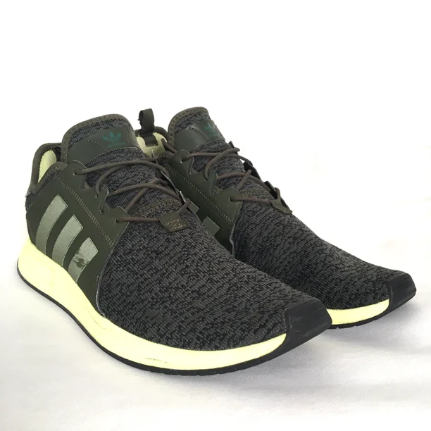 Adi-das Originals Shoes Mens 12 Green Athletic Running Lace Up Sneakers