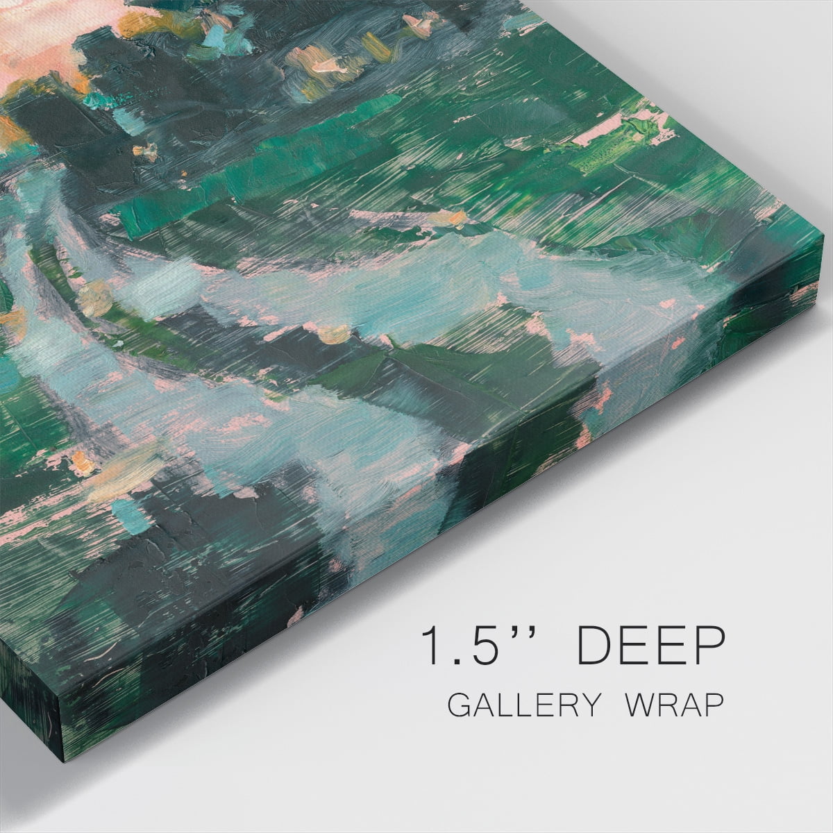 Wexford Home Coral Sunset II-Premium Gallery Wrapped Canvas, 24" x 24" - Ready to Hang