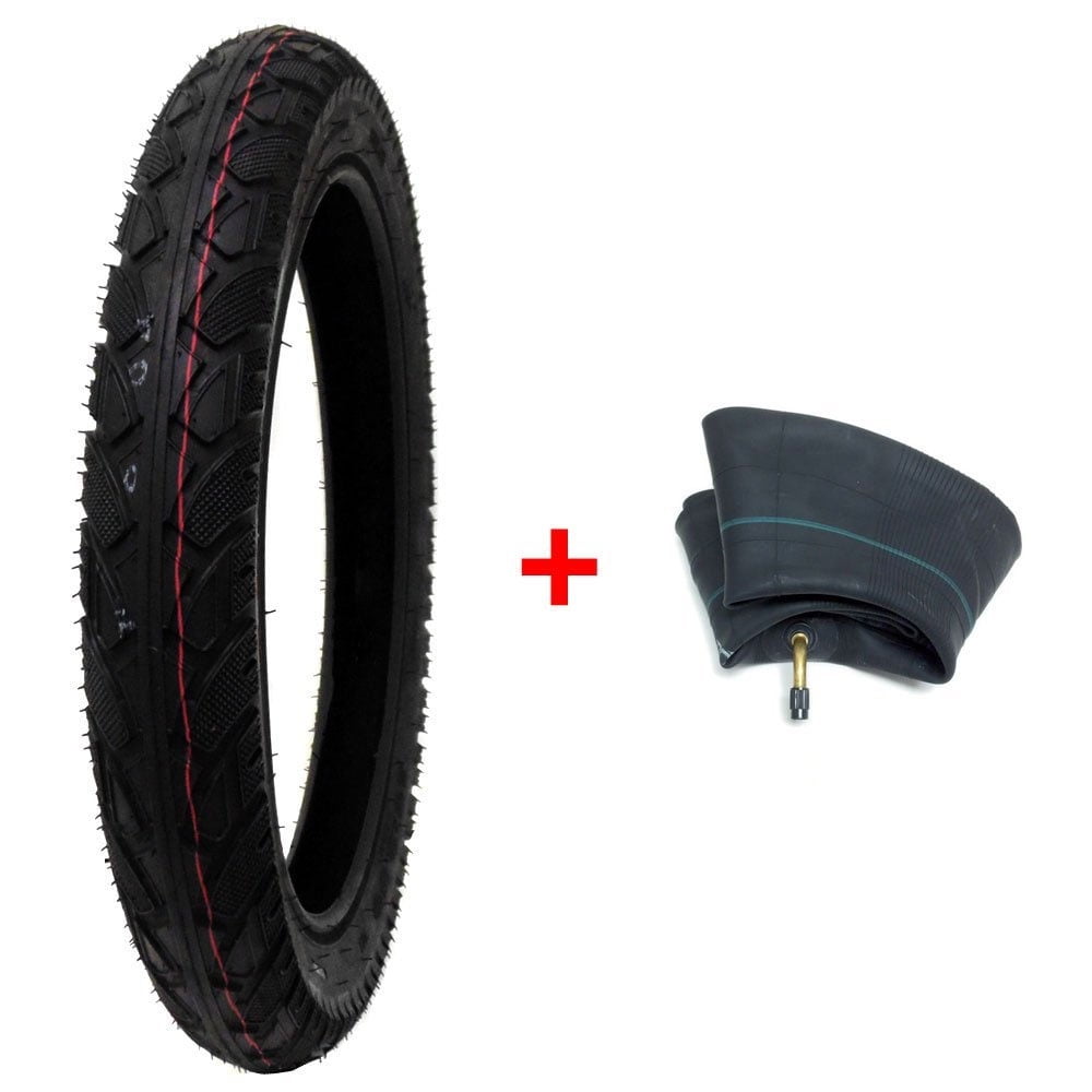 NEW  16'' x 2.125 BLACK BICYCLE TIRES TUBES & LINERS FOR KID BIKES STROLLER 