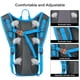 thumbnail image 3 of Bolsa de dos hombros Mochila de hidratación Mochila de senderismo de nailon Mochila de vejiga de agua al aire libre para andar en bicicleta y correr, 3 of 8