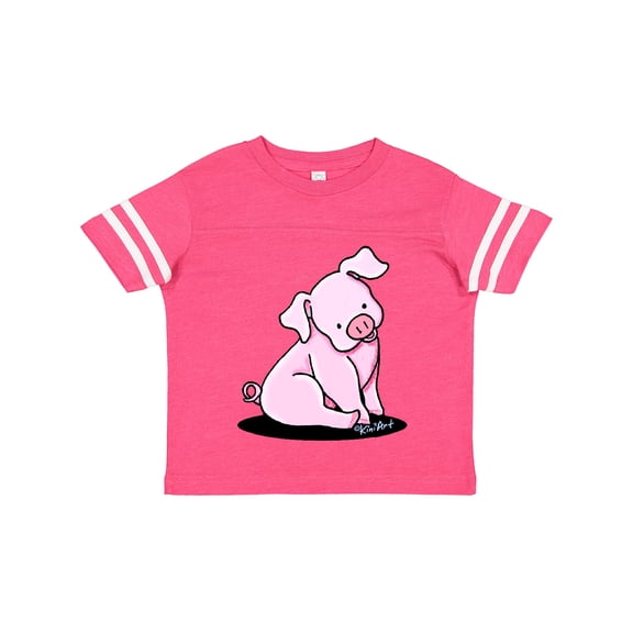 Inktastic Sitting Pig Boys or Girls Toddler T-Shirt