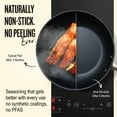 thumbnail image 3 of Alva Black Angus 9.5" Carbon Steel Frying Pan, Pre-Seasoned, Non Toxic, 3 of 11