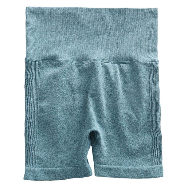 Traje de yoga para mujer, pantalones cortos de cintura alta, camisetas cortas de manga larga, ropa para gimnasio y jogging Pantalones cortos S