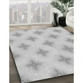 thumbnail image 3 of Ahgly Company Machine Washable Indoor Square Transitional Dark Gray Area Rugs, 3' Square, 3 of 7
