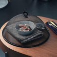 thumbnail image 5 of Food Cover with Ring Handle Fresh-Keeping Iron Table Mesh Cage Kitchen Tools, 5 of 5