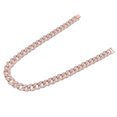 thumbnail image 1 of Collares para hombres y mujeres cadena de eslabones cubanos collar de hip hop collar de cadena de 197 pulgadas con diamantes de imitación dorados y plateados hip hop cubano ANGGREK  Otros, 1 of 8