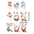 thumbnail image 3 of Christmas Window Clings, Static Cling Holiday Decals for Glass Door, Reusable PVC Window Stickers for Home Office Decor(D), 3 of 4