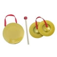 thumbnail image 3 of Instrumento Gong Mini platillos para dedos instrumento Musical portátil instrumento de percusión para celebración navideña niños , 12CM, 3 of 8