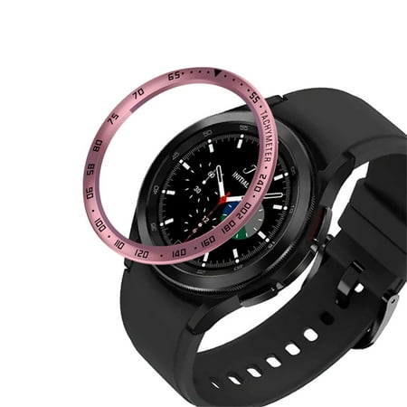 

absuyy Bezel Ring on Clearance- Metal Watch Ring Compatible with Samsung Galaxy Watch4 46 Mm Scratch Protection Metal Case