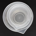 thumbnail image 2 of 150 250 500 ml beaker of clear plastic 3 pcs. Measuring cup tool, 2 of 5