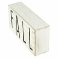thumbnail image 4 of Northlight 6" White Washed Wood Autumn Harvest Fall Sign, 4 of 5