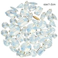 thumbnail image 3 of 50Pcs Rhinestones With Claw Setting, Mixed Shapes Flatback Crystal Gems With Holes For Sewing, Pink Decorative Stones For Diy Crafts, Clothing, Jewelry Making, Accessories, 3 of 4
