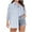 Blue, variant on Utoimkio Women's Striped Button Down Shirts Casual Long Sleeve V Neck Collared Blouses Tops for Women