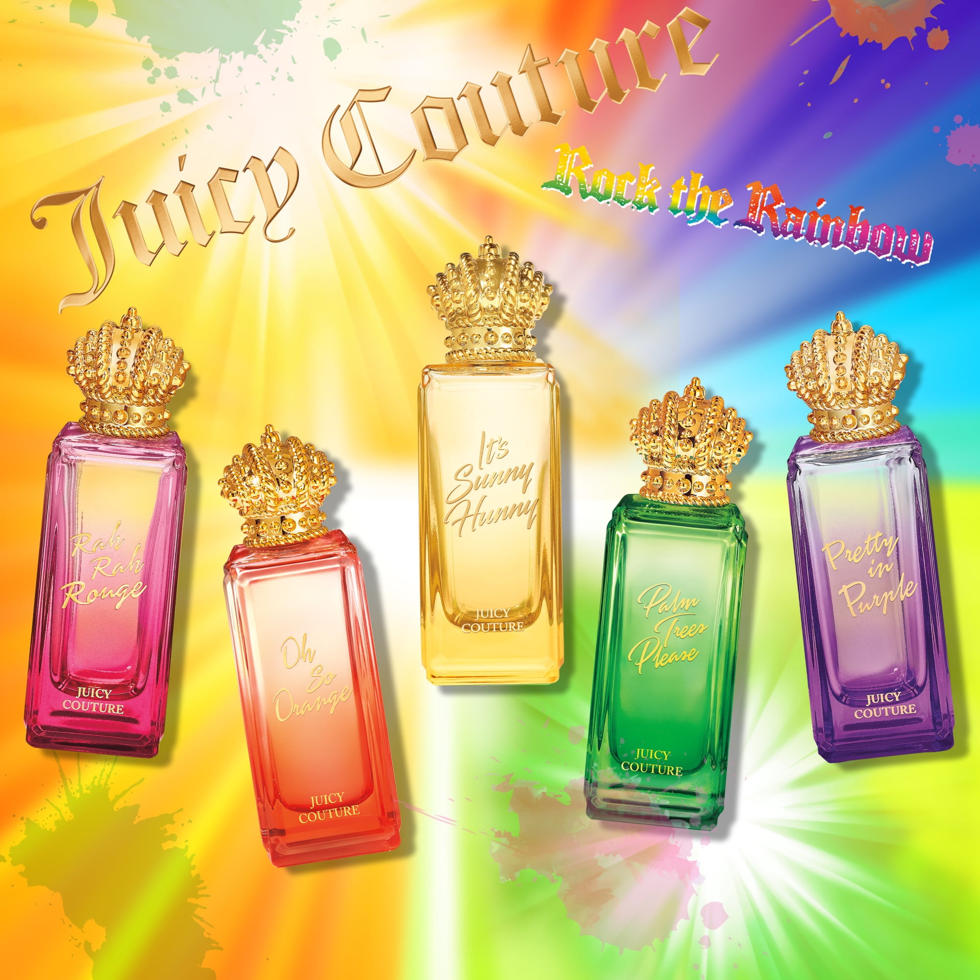Juicy Couture Eau De Toilette Spray, Oh So Orange, Rock the Rainbow - 2.5 fl oz