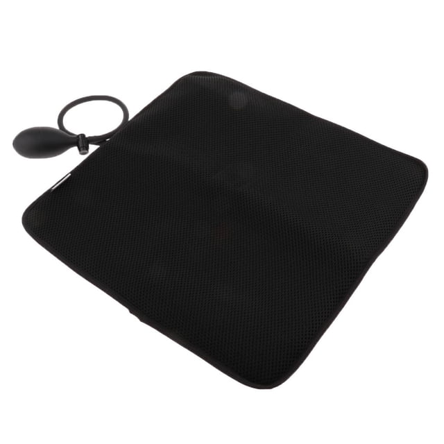 Almohada inflable de cintura Zulema cojín trasero Negro