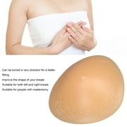 Bra Pad, Inserts Soft Silicone Triangular Shaped Concave Bottom Prosthetic Breast for Post Mastectomy [#2] 75B 80A
