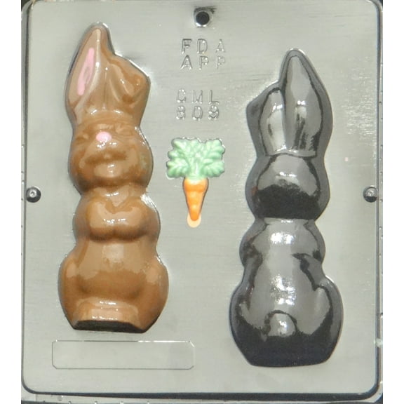 809  Bunny Assembly Chocolate Candy Mold